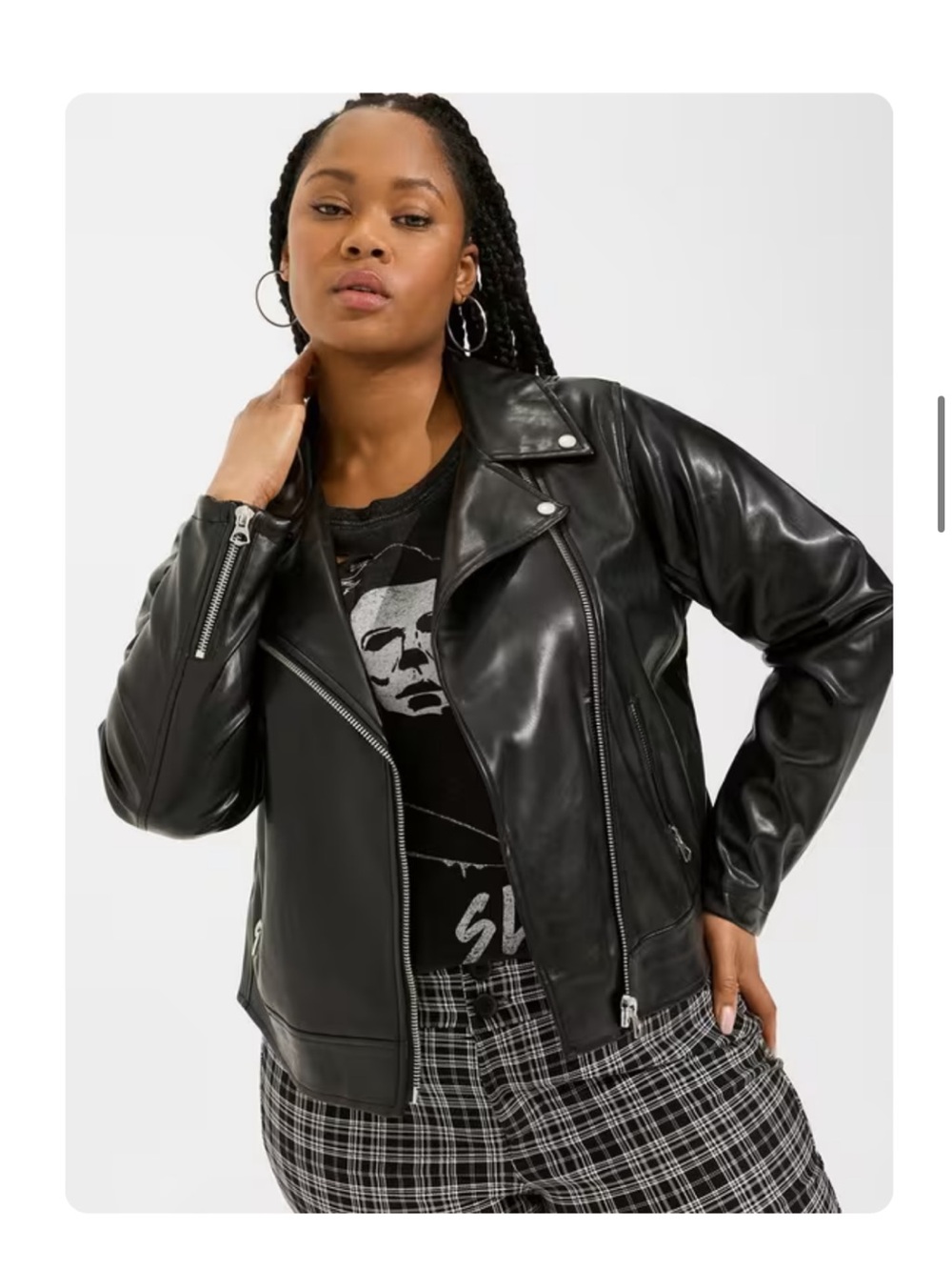 Torrid Faux Leather Moto Jacket - Women